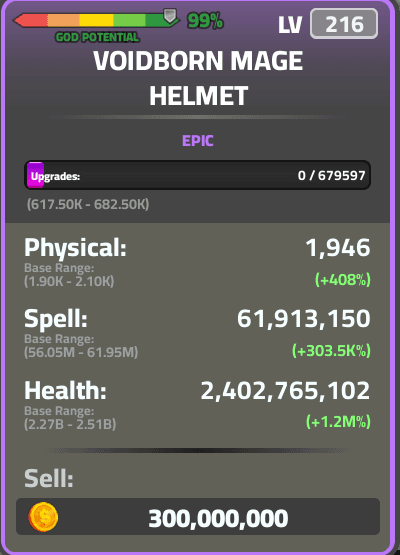 HELM MAGE 99%