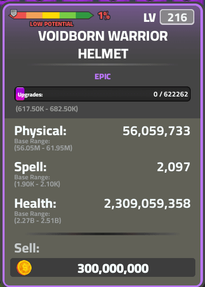 1% War Helm