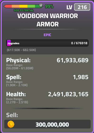 WAR ARM 99%